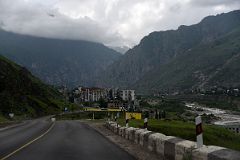 03F Driving Through A High Rise Village Hemmed In by Hills On The Way To Terskol And The Mount Elbrus Climb.jpg